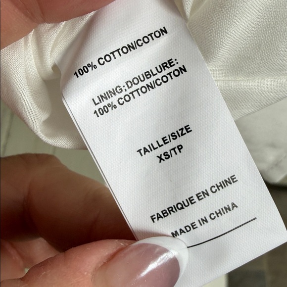 Suzy Shier White Eyelet Tiered Maxi Skirt XS NWOT - Picture 6 of 7